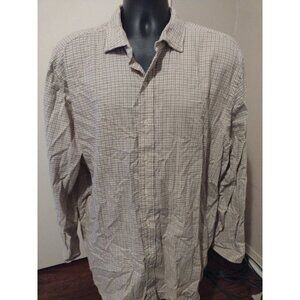 Polo Ralph Lauren Long Sleeve Button Shirt Estate Classic Fit Brown 2XB Big